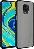 YOFO Matte Finish Smoke Back Cover with Full Camera Lens Protection for Mi Redmi Note 9Pro / Note 9Pro Max / Poco M2 Pro