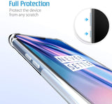 YOFO Silicon Full Protection Back Cover for OnePlus 7T (Transparent) Shockproof Ultra Thin