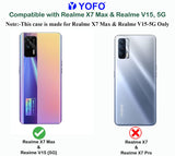 YOFO Back Cover for Realme X7 Max/Realme GT (5G) (Flexible|Silicone|Transparent|Camera Protection|DustPlug)
