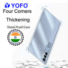 YOFO Back Cover for Tecno Spark 7 Pro (Flexible|Silicone|Transparent |Shockproof)