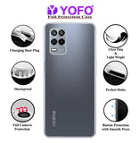 YOFO Back Cover for Realme 9 (5G) (Flexible|Silicone|Transparent|Dust Plug|Camera Protection)…