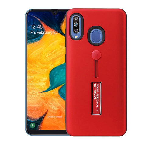YOFO Fashion Case Full Protection Back Cover for Samsung M30(RED)