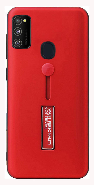 YOFO Fashion Case Full Protection Back Cover for Samsung M30s(RED)