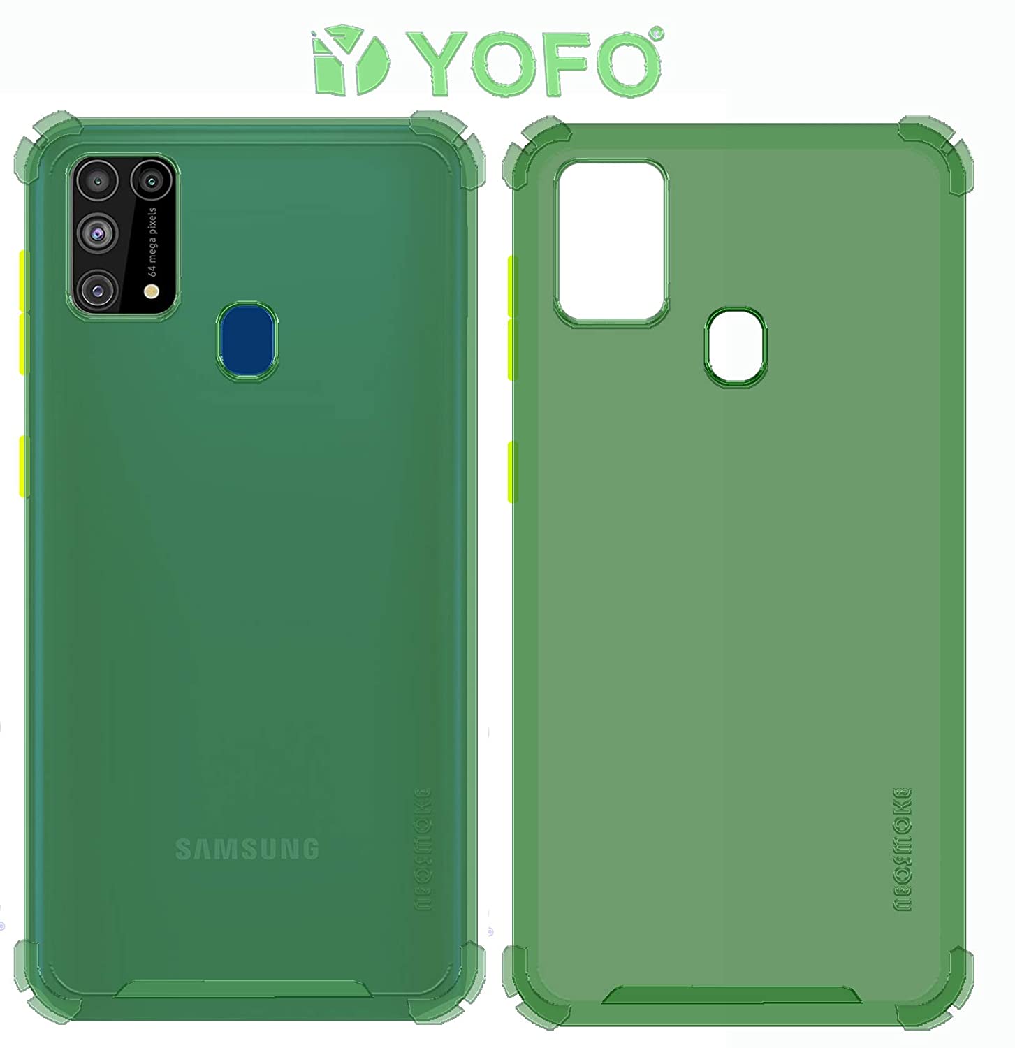 YOFO Silicon Flexible Smooth Matte Back Cover for Samsung M31