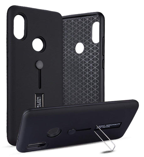 YOFO Black Fashion Case Full Protection Back Cover for MI REDMI Note 7 / 7S / Note 7 PRO Black