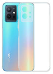 YOFO Back Cover for Vivo T1 / Y75 (5G) (Flexible|Silicone|Transparent|Dust Plug|Camera Protection)