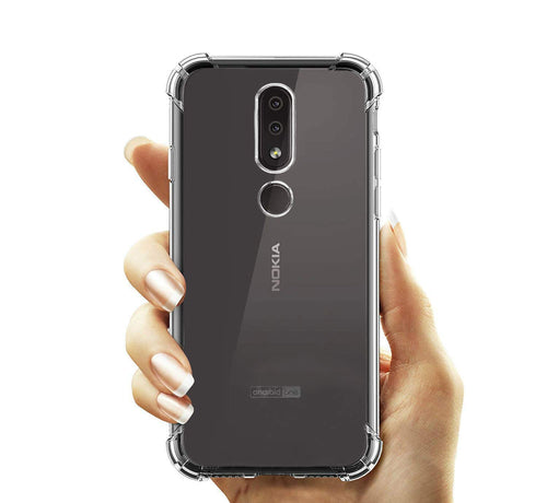 YOFO Transparent All Sides Protection Back Cover for Nokia 4.2 (Transparent)