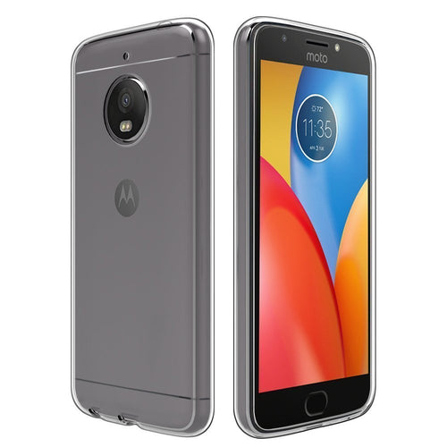 YOFO Soft Clear Back Cover For Motorola Moto E4 Plus (Transparent)