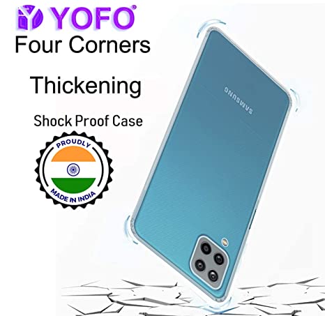YOFO Back Cover for Samsung Galaxy M53 (5G) (Flexible|Silicone|Transparent|Dust Plug|Camera Protection)…