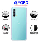 YOFO Back Cover for OnePlus Nord CE (5G) (Flexible|Silicone|Transparent |Shockproof)