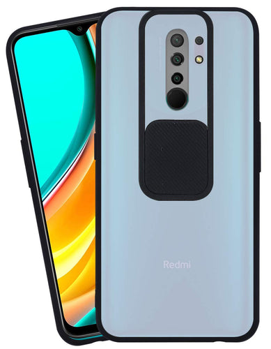 YOFO Camera Shutter Back Cover For Mi Redmi 9 Prime With Free OTG Adapter