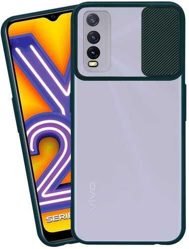 YOFO Camera Shutter Back Cover For Vivo Y20, Vivo Y20i, Vivo Y12s, Vivo Y20A With Free OTG Adapter