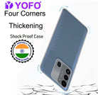 YOFO Back Cover for Tecno Spark Go 2022 (Flexible|Silicone|Transparent|Dust Plug|Camera Protection)