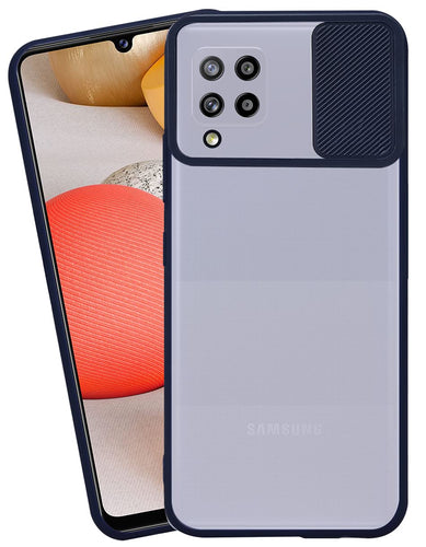 YOFO Camera Shutter Back Cover For Samsung Galaxy M42 (5G) With Free OTG Adapter