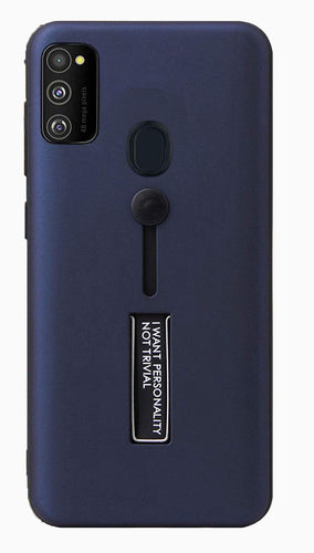 YOFO Fashion Case Full Protection Back Cover for Samsung M30s(BLUE)