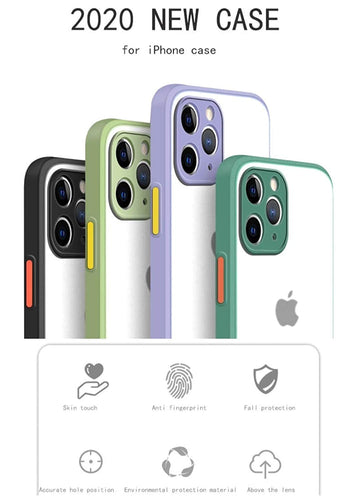 YOFO Matte Finish Smoke Back Cover for Apple iPhone 12Pro Max (6.7)