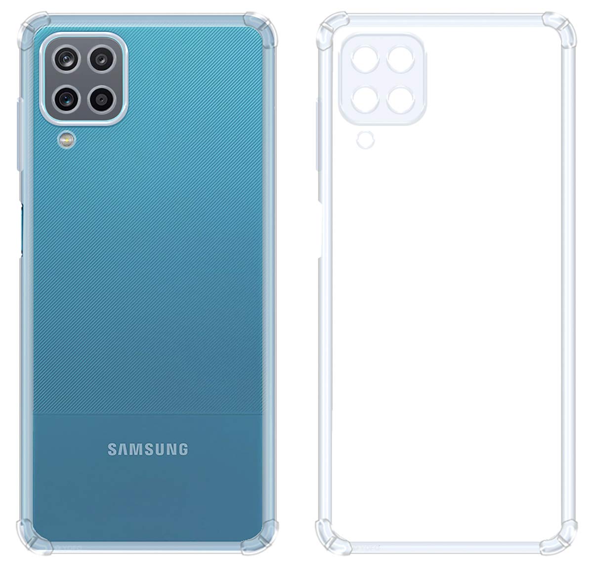 Phone Case Samsung F12 Back Cover Transparent YOFO Back Cover For