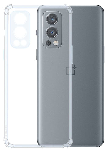 YOFO Back Cover for Oneplus Nord 2 (5G)(Flexible|Silicone|Transparent|Camera Protection Grip)