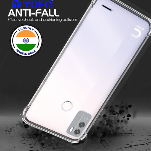 YOFO Back Cover for Micromax in 1B (Flexible|Silicone|Transparent |Shockproof)
