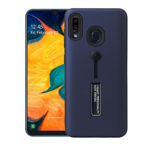 YOFO Fashion Case Full Protection Back Cover for Samsung M20 (BLUE)