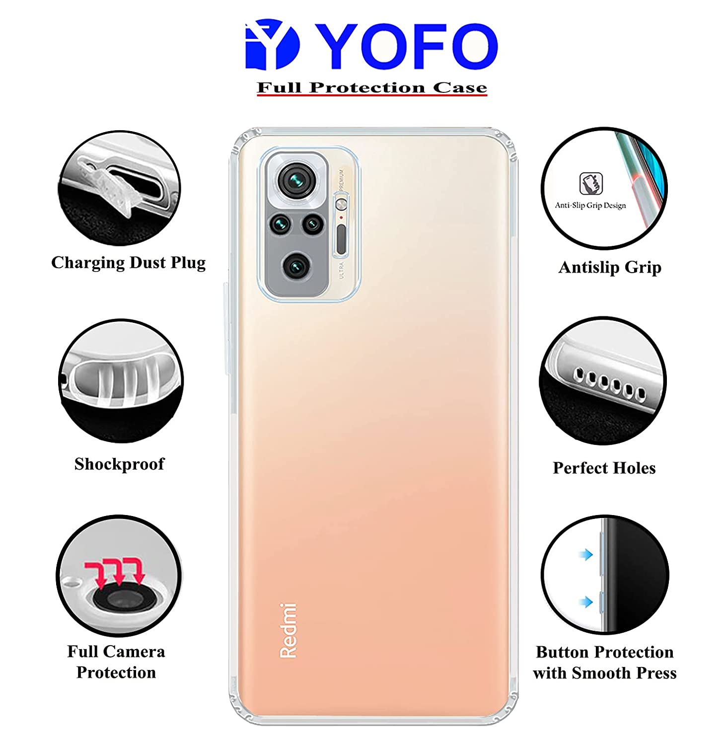 Yoedge 3 Pezzi Cover per Xiaomi Redmi Note 9 Pro/9 Pro Max/9S Yoedge 3 Pezzi Cover per Xiaomi Redmi Note 9 Pro/9 Pro Max/9S