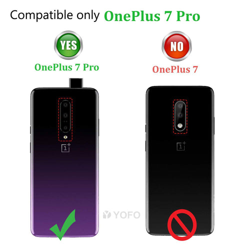 YOFO Silicon Full Protection Back Cover for OnePlus 7 Pro {1+7PRO} (Transparent) Shockproof Ultra Thin
