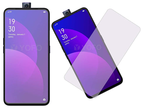 YOFO Anti Glare Matte Finish Anti-Fingerprint 9H Hammer Glass Screen Protector for Vivo V15 / Oppo F11 Pro