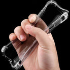 YOFO Rubber Shockproof Soft Transparent Back Cover for Moto G8+ (Plus) - (Transparent) Full Protection Case