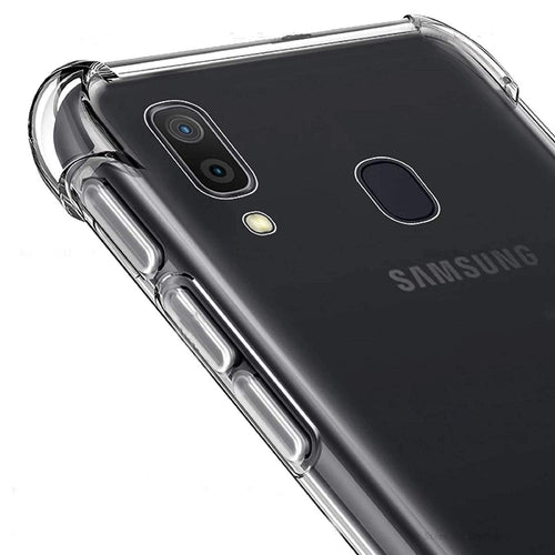 YOFO Transparent All Sides Protection Back Cover for Samsung A20 (Samsung A20)