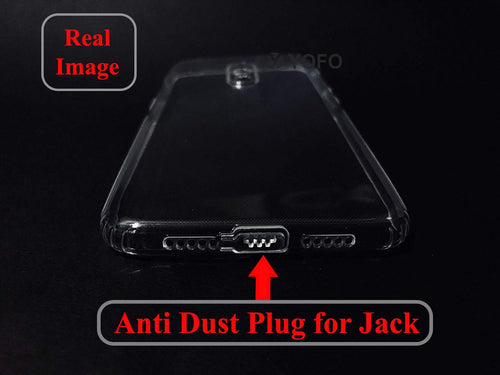 YOFO Silicon Full Protection Back Cover for OnePlus 7 {1+7} (Transparent) Shockproof Ultra Thin