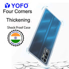 YOFO Back Cover for Tecno Pova 2 (Flexible|Silicone|Transparent |Shockproof)