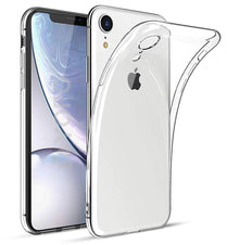YOFO Back Cover for iPhone XR (Transparent) with Dust Plug & Camera Protection