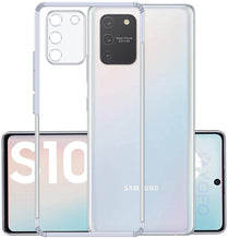 YOFO Silicon Back Cover for Samsung S10 Lite / A91 (Transparent) Camera Protection with Dust Plug