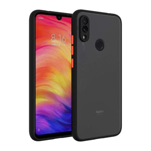 YOFO Matte Finish Smoke Back Cover with Full Camera Lens Protection for Mi Redmi Note 7 PRO