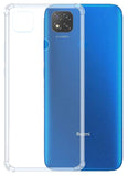 YOFO Back Cover for Mi Redmi 9 (Flexible|Silicone|Transparent|Camera Protection Grip)