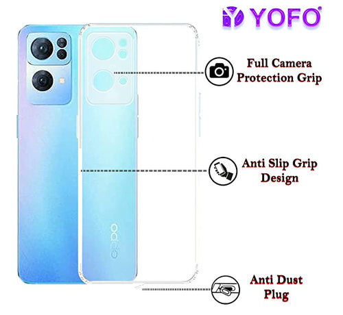 SEEKO Cover per Oppo Reno7 4G (Oppo Reno 7), [Militare Anti-Caduta SEEKO Cover per Oppo Reno7 4G (Oppo Reno 7), [Militare Anti-Caduta