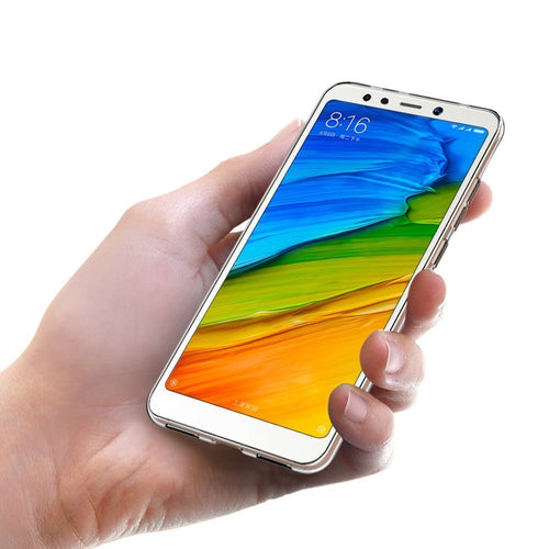 YOFO Back Case Cover for Mi Redmi 5 (Transparent)