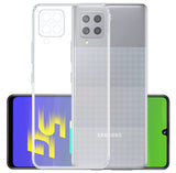 YOFO Back Cover for Samsung A42 / Samsung M42 (5G) (Flexible|Silicone|Transparent|Camera Protection|DustPlug)