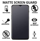 YOFO Anti Glare Matte Finish Anti-Fingerprint 9H Glass Screen Protector for MI Redmi 8A Dual (Transparent)