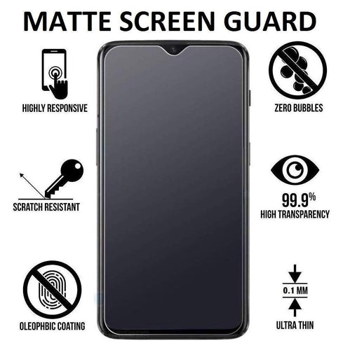 YOFO Anti Glare Matte Finish Anti-Fingerprint 9H Glass Screen Protector for MI Redmi 8A (Transparent)