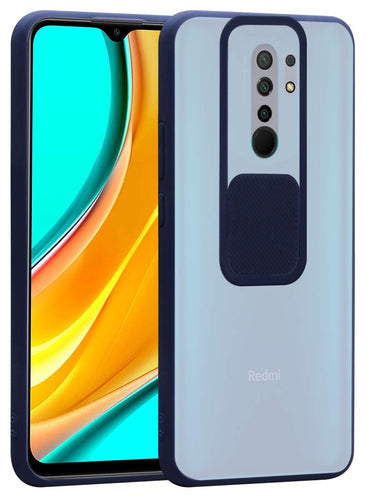 YOFO Camera Shutter Back Cover For Mi Redmi 9 Prime With Free OTG Adapter