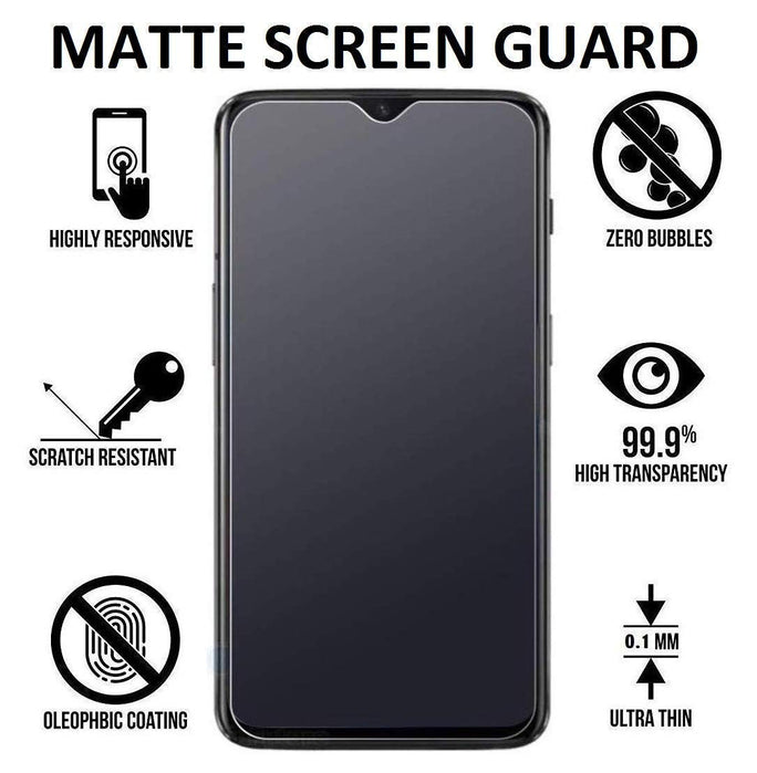 YOFO Combo for Mi Redmi Y3 Transparent Back Cover + Matte Screen Guard with Free OTG Adapter