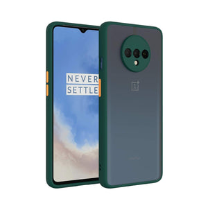 YOFO Matte Finish Smoke Back Cover with Full Camera Lens Protection for OnePlus 7T