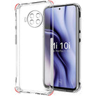 YOFO Rubber Back Cover Case for Mi Redmi 10i (Transparent) with Bumper Corner