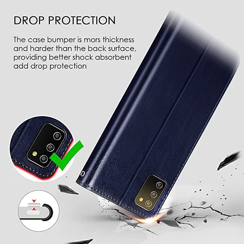 YOFO Flip Leather Magnetic Wallet Back Cover Case for Mi Redmi 7 / Y3