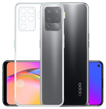 YOFO Silicon Transparent Back Cover for Oppo A94 / F19 Pro - Camera Protection with Anti Dust Plug