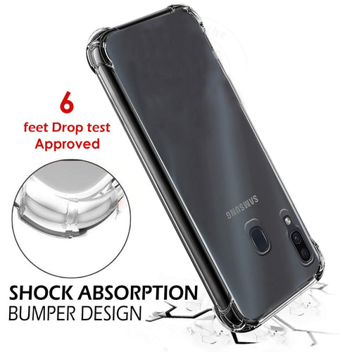 YOFO Silicon Full Protection Back Cover for Samsung M10s (Transparent)