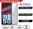 YOFO Full Screen Edge to Edge Matte Finish Tempered Glass (MI Redmi Note 11T / 11x / 11x Pro / 11i)