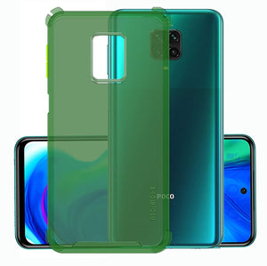 YOFO Silicon Flexible Smooth Matte Back Cover for MI Note 9 Pro/Note 9 Pro Max/Poco M2 Pro(Green)