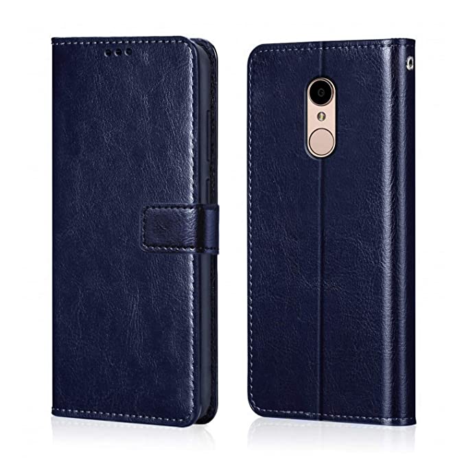 YOFO Flip Leather Magnetic Wallet Back Cover Case for Mi Redmi Note